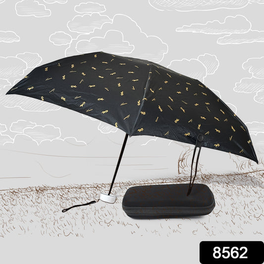 3-Fold Umbrella Summer Sun and Rain Protection Foldable Cute Umbrella || UV Protection Rain Sun Umbrella || Travel Accessories || Umbrella for Children, Girls, and Boys (1 Pc / With Zip Case)  Your Brand