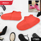 Non-Slip Silicone Waterproof Boot Shoe Cover (Medium Size / 1 Pair / Red)