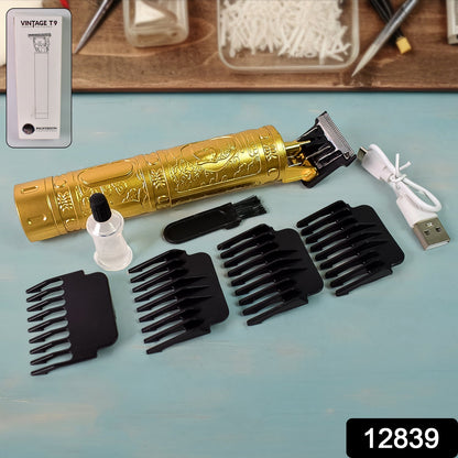 Plastic Body Hair Trimmer for Men Hairstyle Trimmer, Professional Hair Clipper, Electric Shaving machine dry shaving for men - hair shaving and trimming beard With 4 adjustable blade clipper, Oil, Cleaning Brush Your Brand