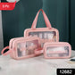 Cosmetic Pouch, Make up Bag for Home & Travel,Accessories Set of 3