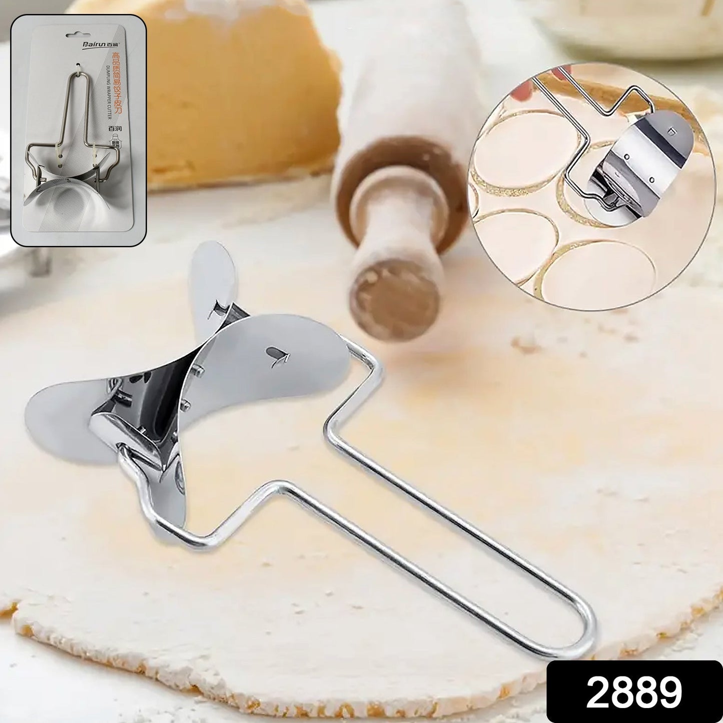 Puri Cutter Stainless Steel Roller Machine for Baking Tools Your Brand