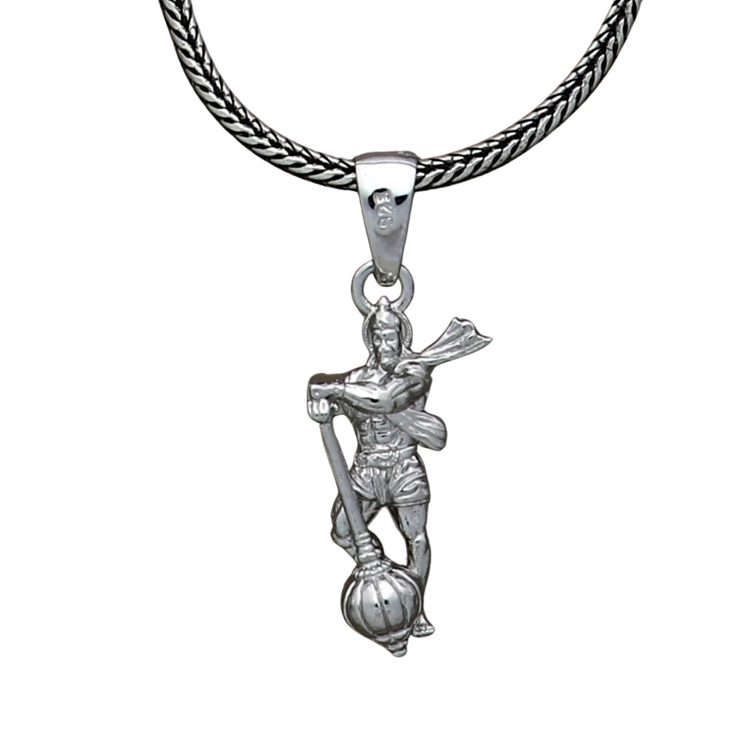 Hanuman Ji Pendant With Gada Religious Jewellery For Men And Women (1 Pc) Wukusy