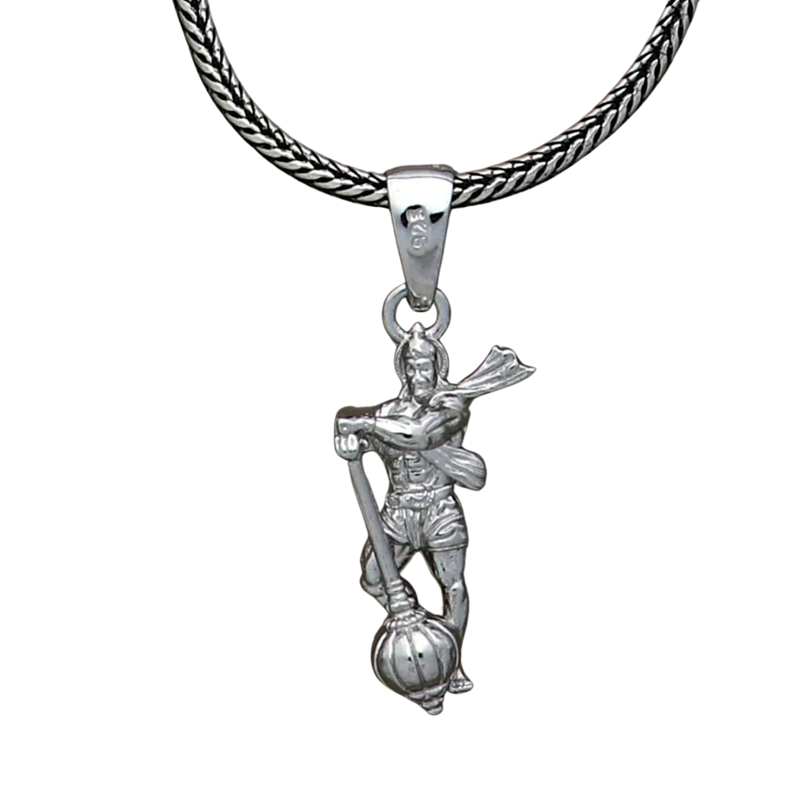Hanuman Ji Pendant With Gada Religious Jewellery For Men And Women (1 Pc) Wukusy