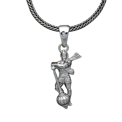 Hanuman Ji Pendant With Gada Religious Jewellery For Men And Women (1 Pc) Wukusy