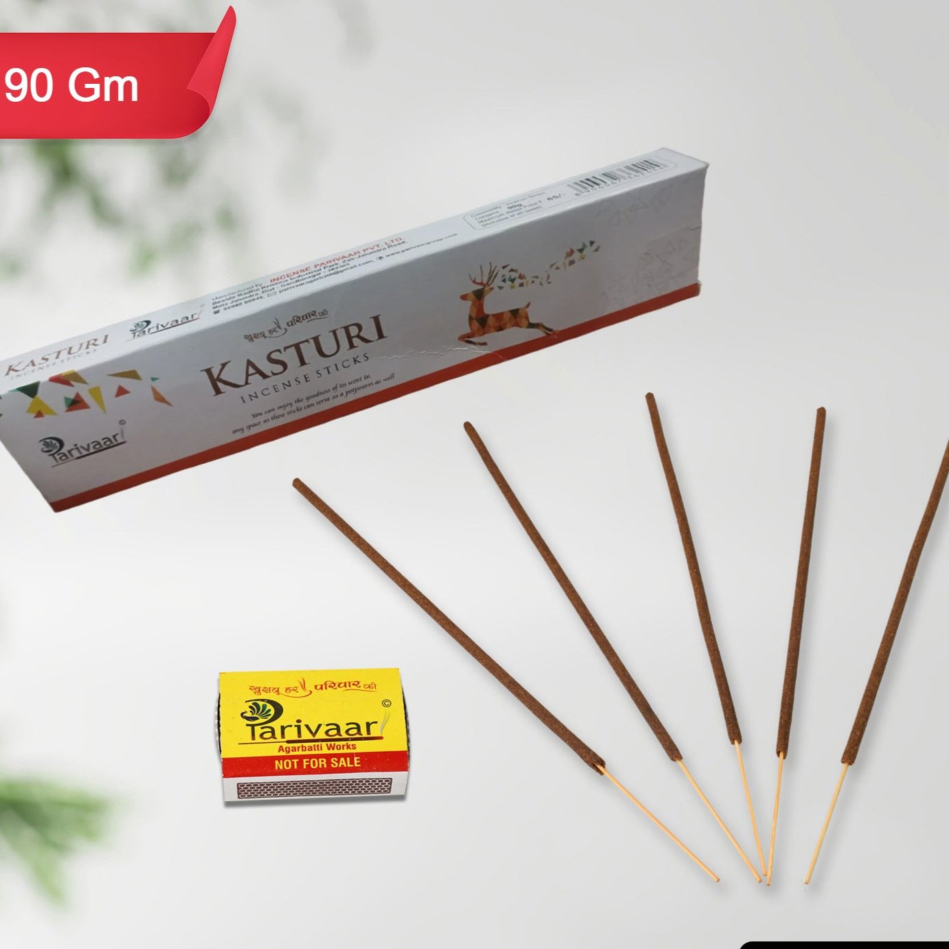 Mix Flavour Incense Sticks / Agarbatti (90 GM With Machis / Mix 1 Packet) Your Brand