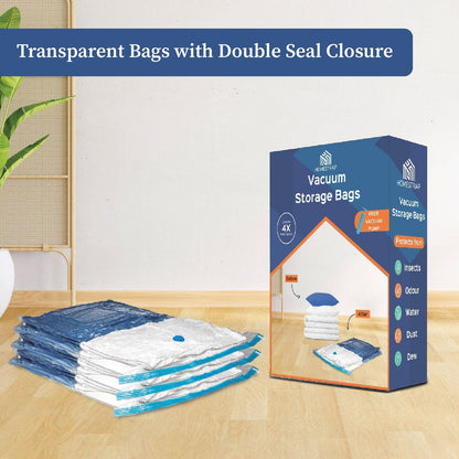 Vacuum Bag | Space Saver Compression Bags with Free Vacuum Pump shopbyte