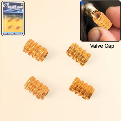 Tire Valve Stem Caps Fit 4pcs Silver