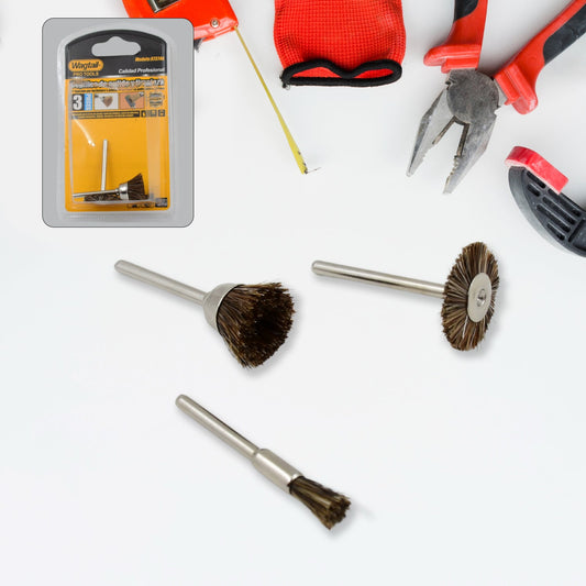 Brass Wire Wheels 3 Pcs Brass Wire Wheels Rust Removal Tool Wukusy