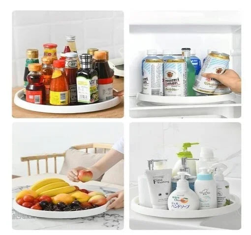 360° Rotating Organizer Tray for Kitchen, Pantry & Bathroom