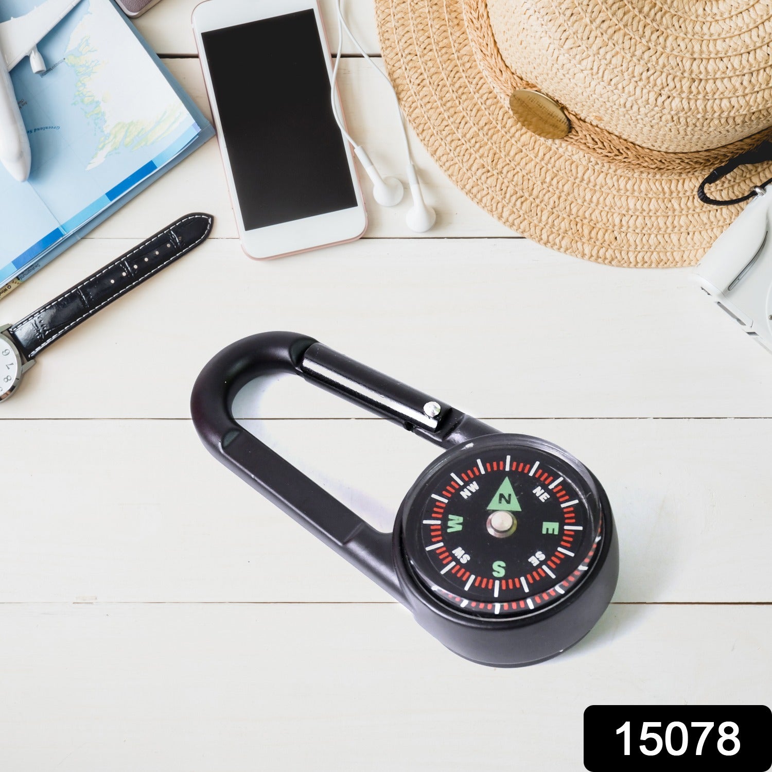 Clip Snap Hook Mini Compass (1 Pc / Mix Design) Your Brand