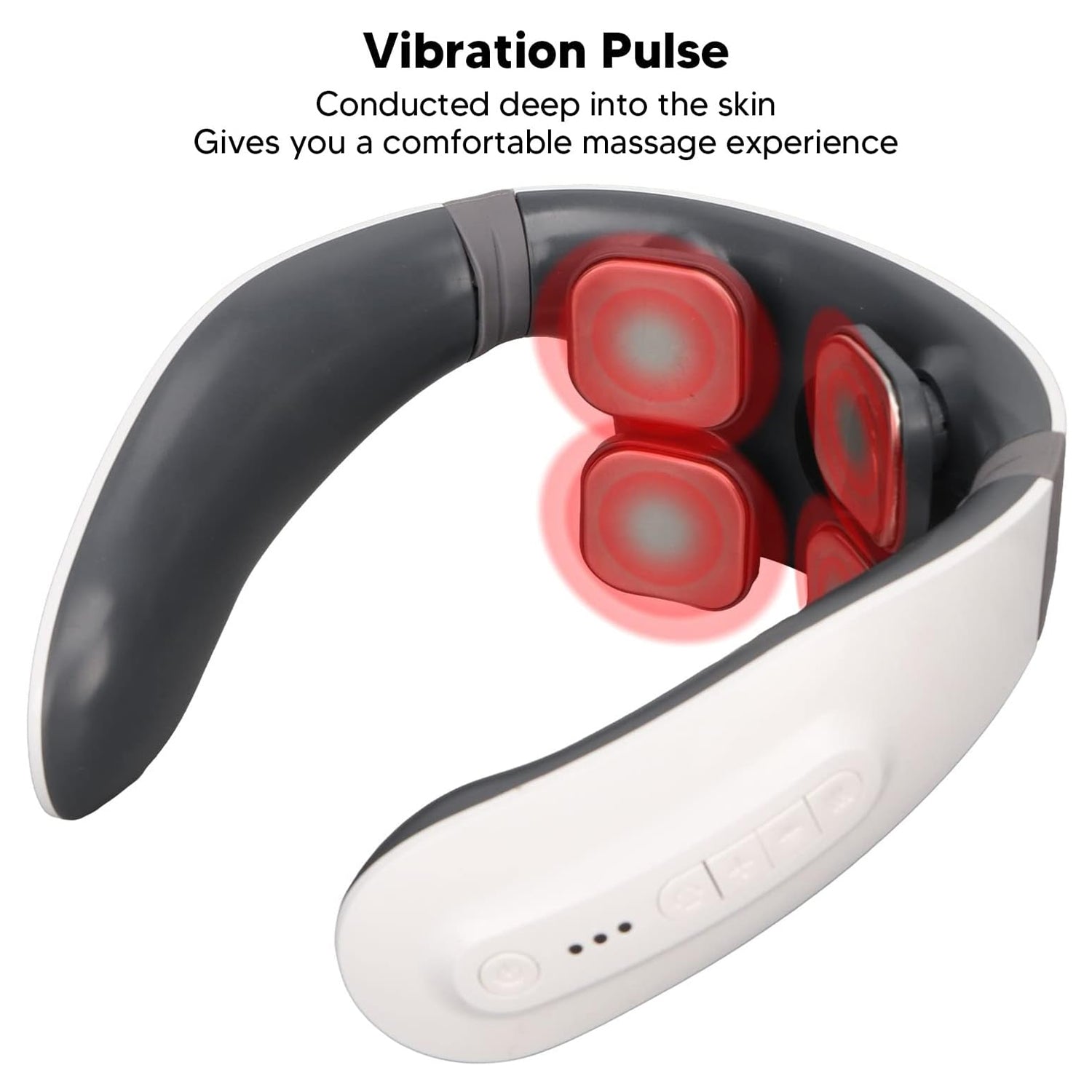 4 Heads Smart Electric Neck And Back Pulse Massager (1 Pc) Wukusy