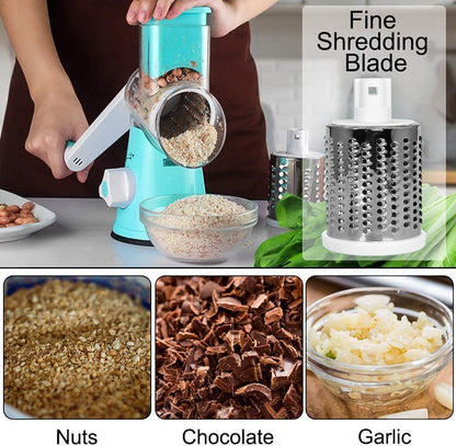 4 in 1 Rotary Drum Vegetable Slicer shopbyte