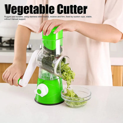 4 in 1 Rotary Drum Vegetable Slicer shopbyte