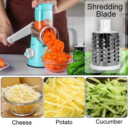 4 in 1 Rotary Drum Vegetable Slicer shopbyte
